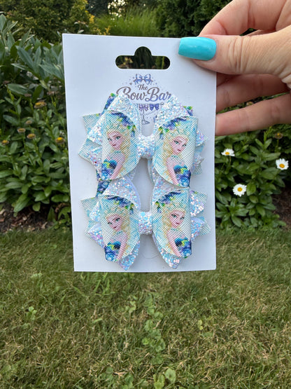 Ice Princess Bow Set